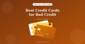 Best credit cards for bad credit 2026 comparison including Discover, Capital One, and Chime secured cards