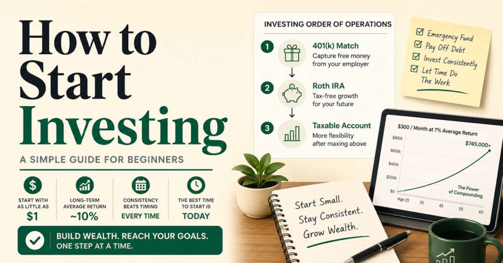 How to start investing in 2026: choosing an account, asset mix, and index funds