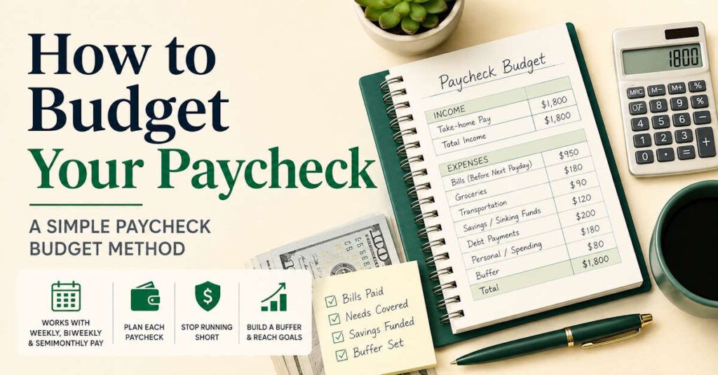 How to budget your paycheck across weekly, biweekly, and semimonthly pay periods